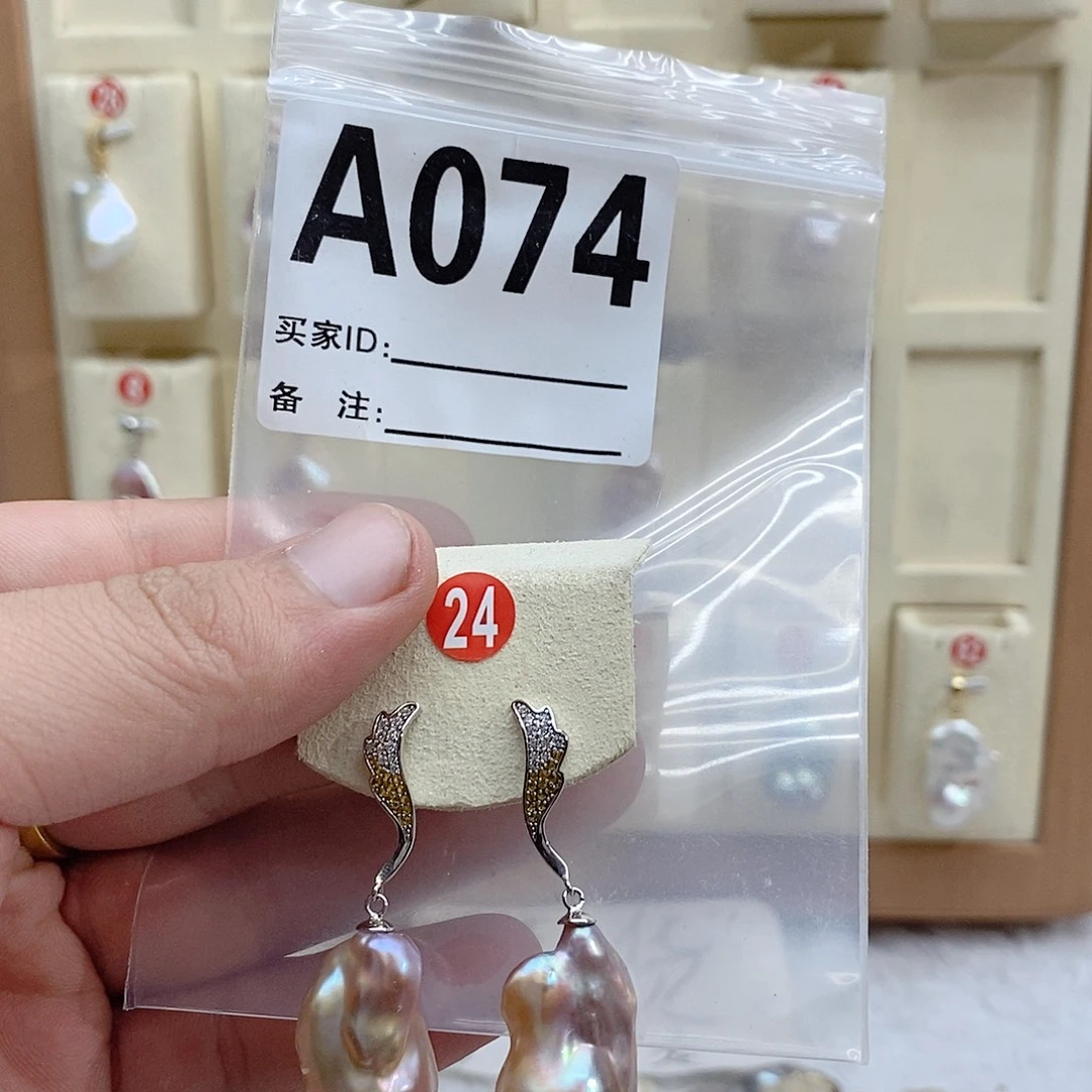 颈饰淡水珍珠银S925镶嵌