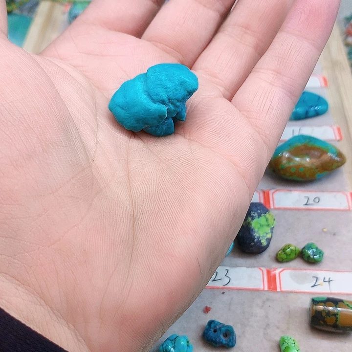 绿松石未镶嵌吊坠(不含链)