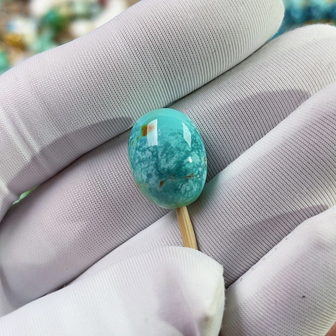 绿松石未镶嵌珠宝奇石12mm