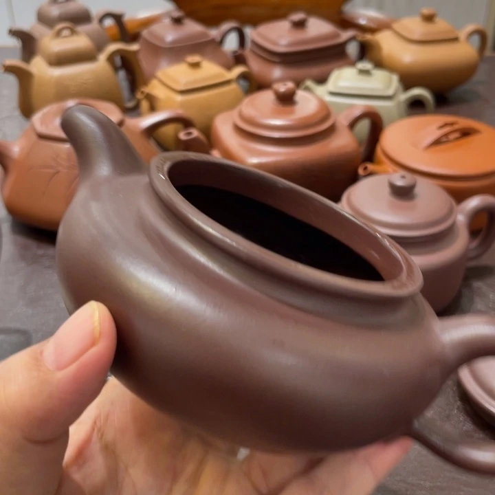6***1紫砂茶壶仿古紫朱泥，不退不换！