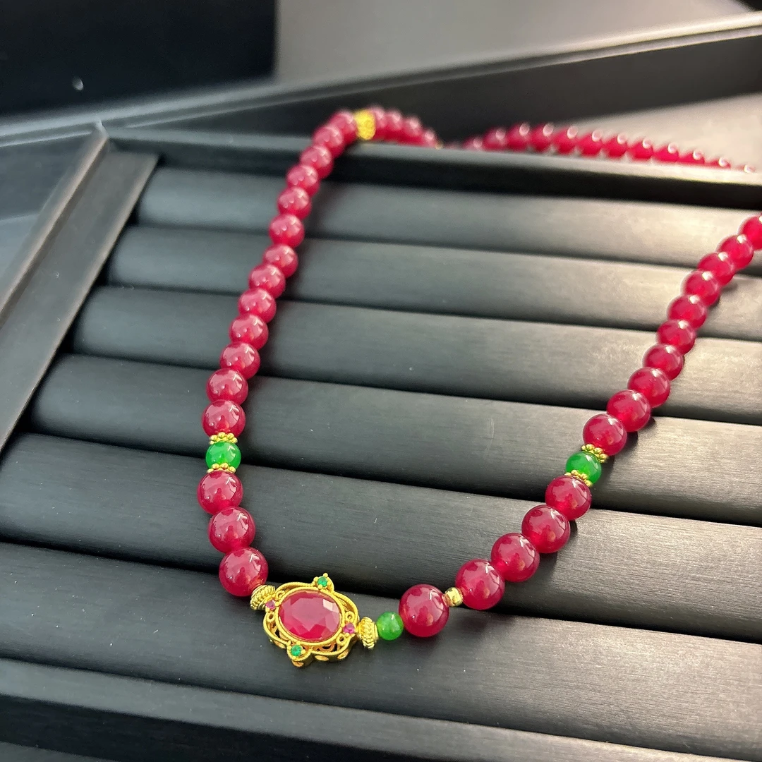 【玉萃轩】HF2.20-72精品时尚百搭项链【原创】