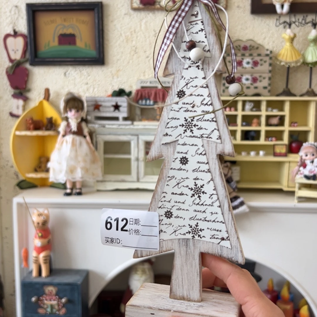 木默认微瑕微脏！外贸样品挂件摆件612