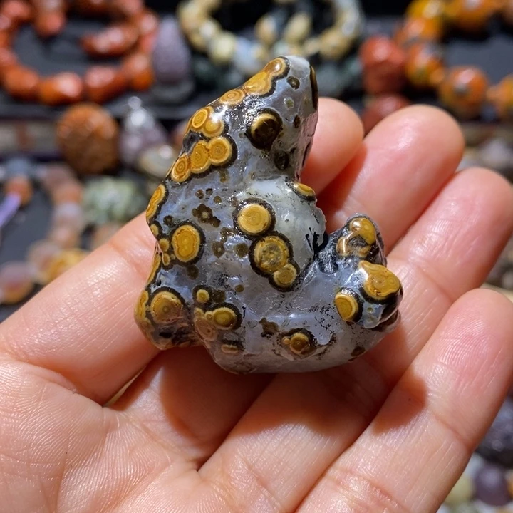 有机玻璃玛瑙原石放漏