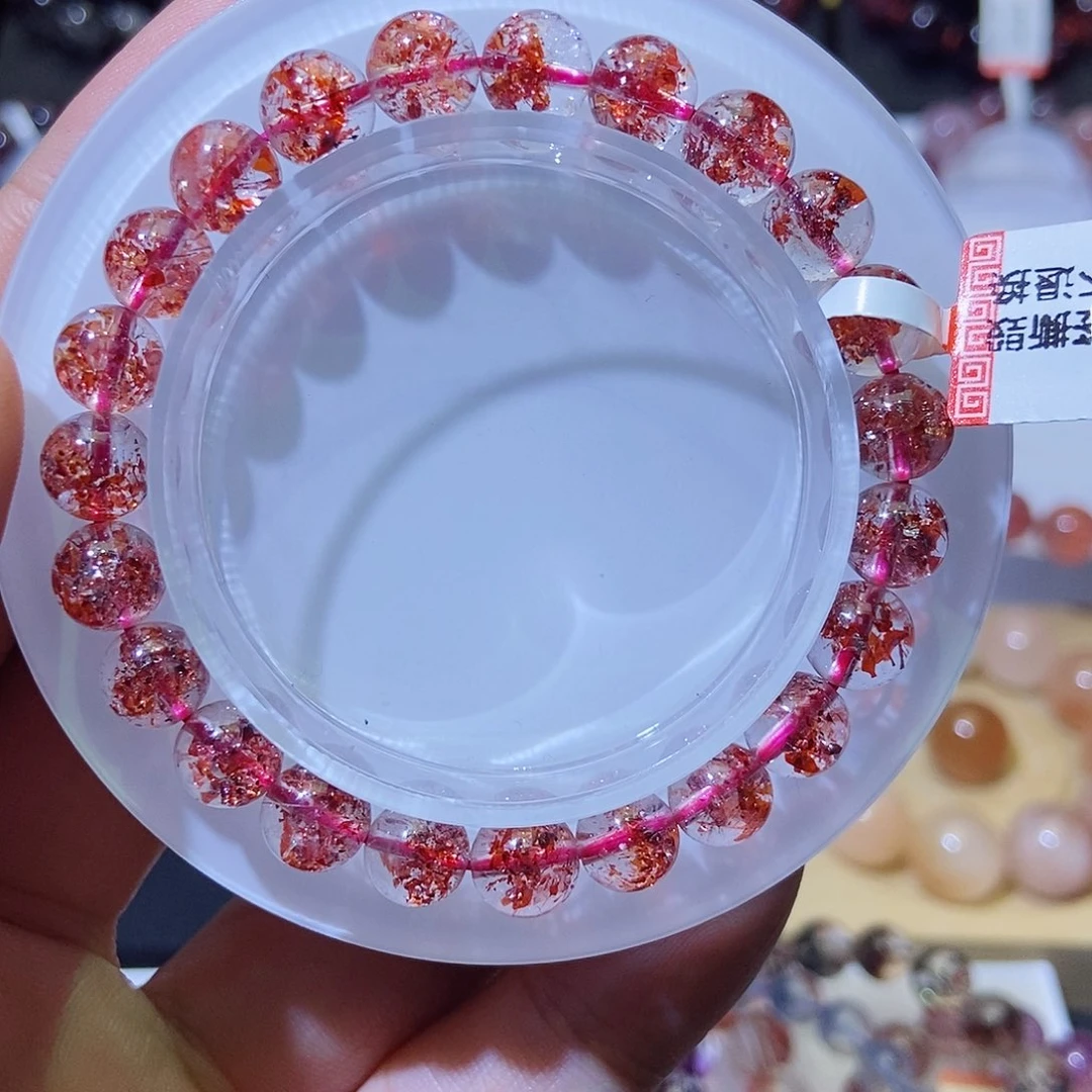 未镶嵌手串水晶金草莓8