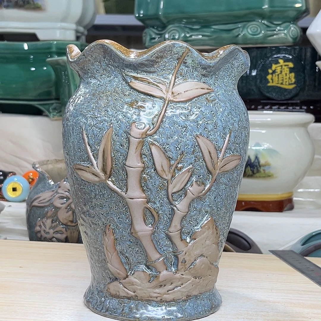 陶瓷绿植多肉微瑕花盆口径13*20