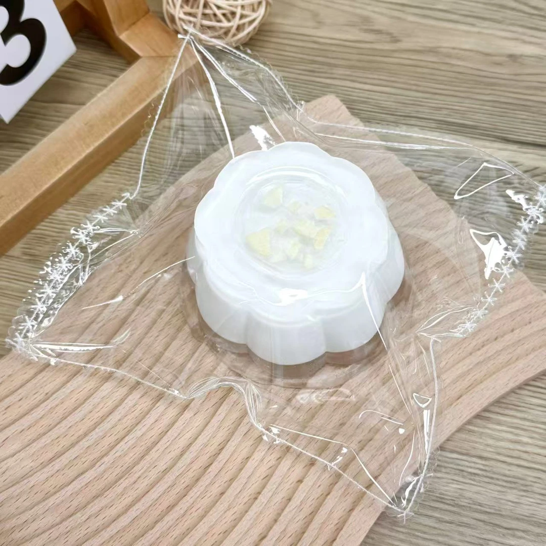 【椰汁果冻布丁】纯手工食品级硅胶捏捏乐解压玩具