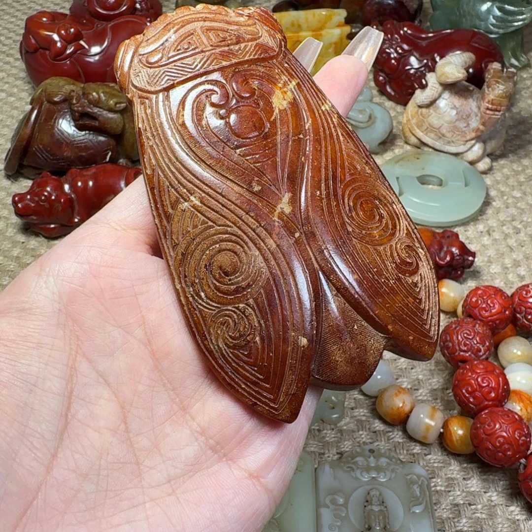 白玉菩提吊坠挂件