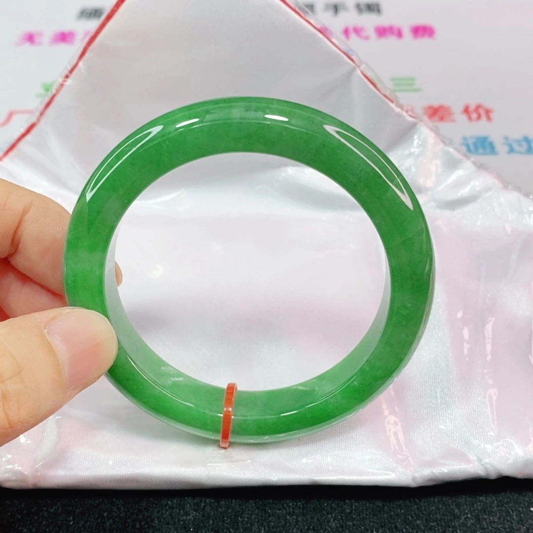 未镶嵌手镯翡翠54.8圈口正圈