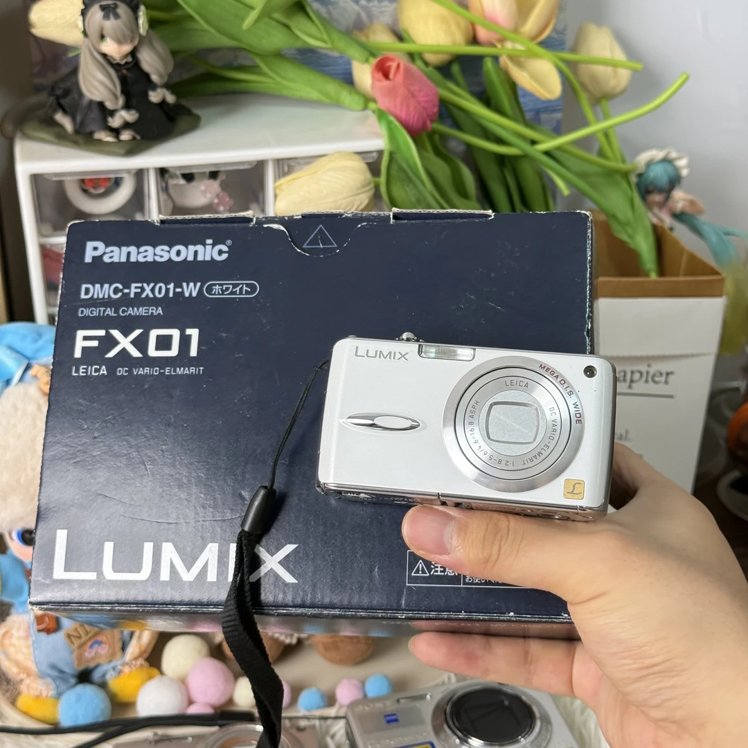 9新 Panasonic/松下 松下fx01奶白色箱说齐全色彩感新手带配件