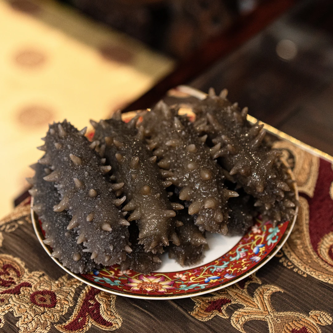 富豪源高品参王鲜食海参500g（4-6头） 无添加