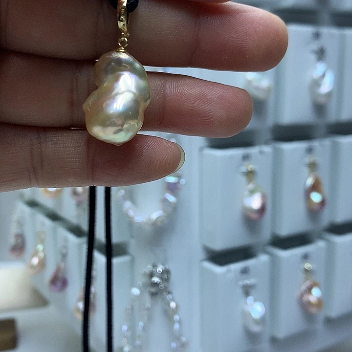 巴洛克淡水珍珠银S925镶嵌