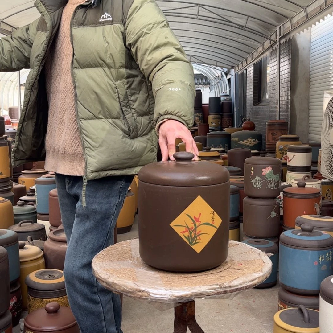 紫砂茶叶罐8 饼茶叶罐