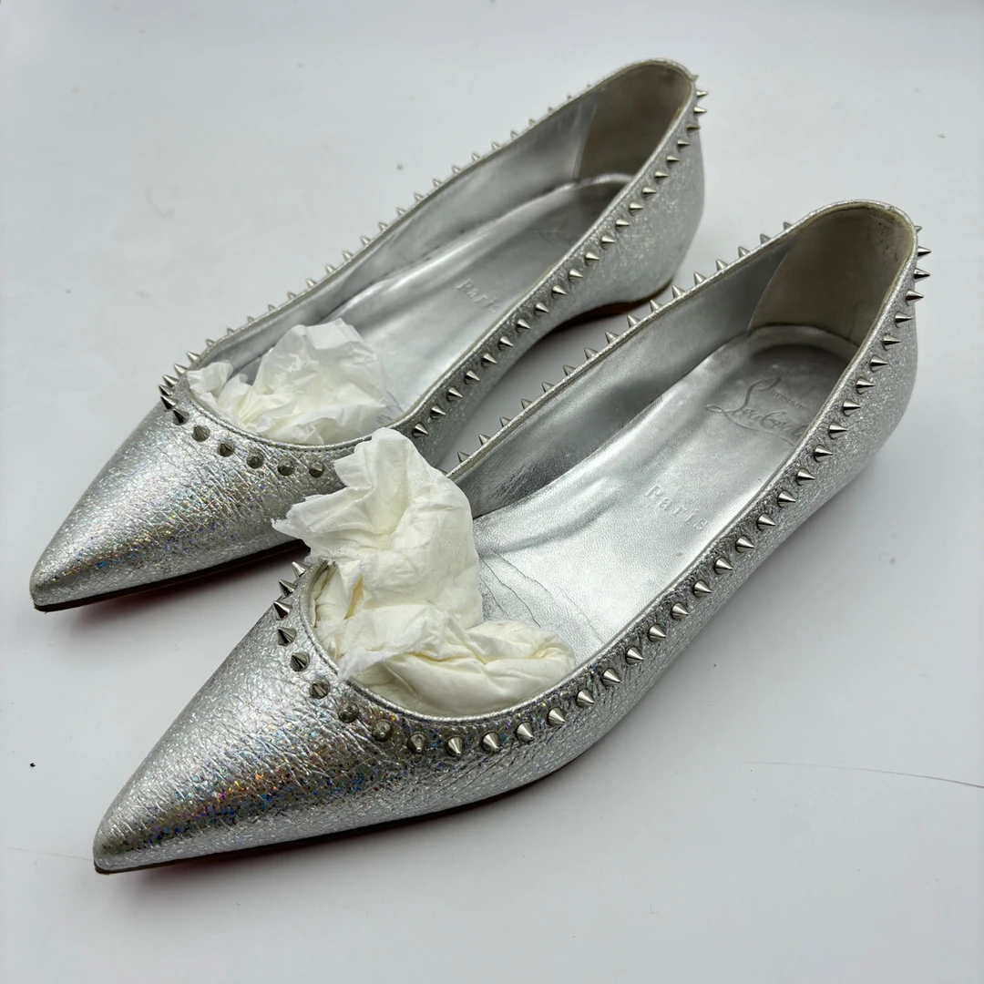 95新 Christian Louboutin/克里斯提·鲁布托 37码/红底鞋/95新