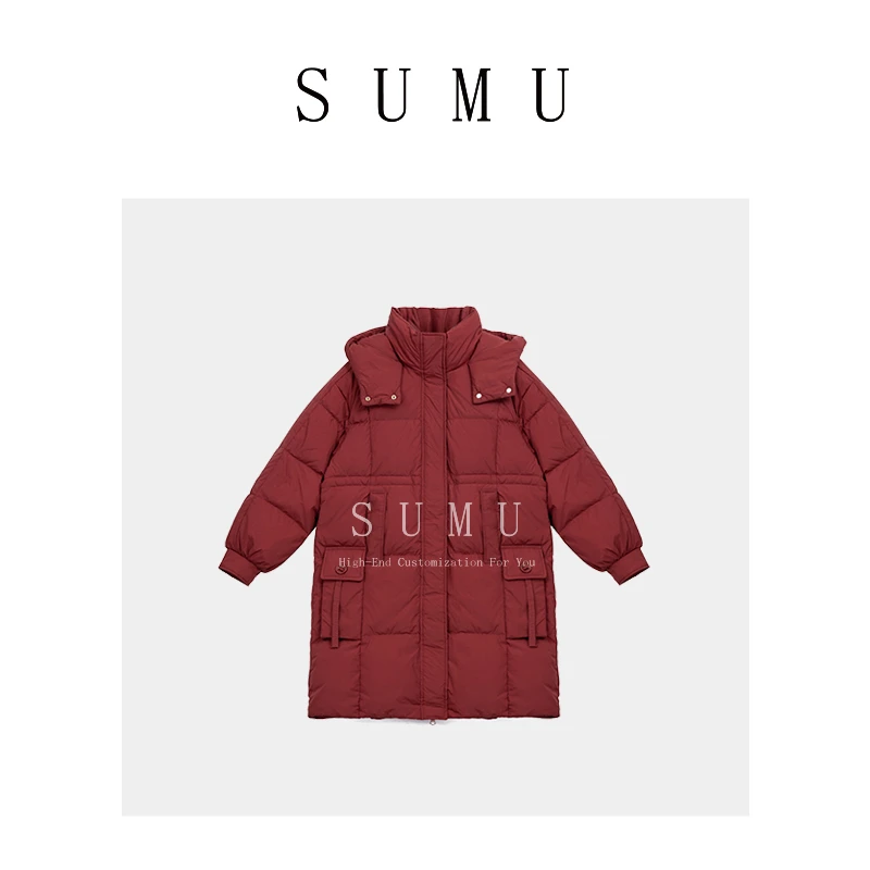 宿慕SUMU 鸭绒羽绒服 12.28 冬季新款时尚百搭女款羽绒服8817