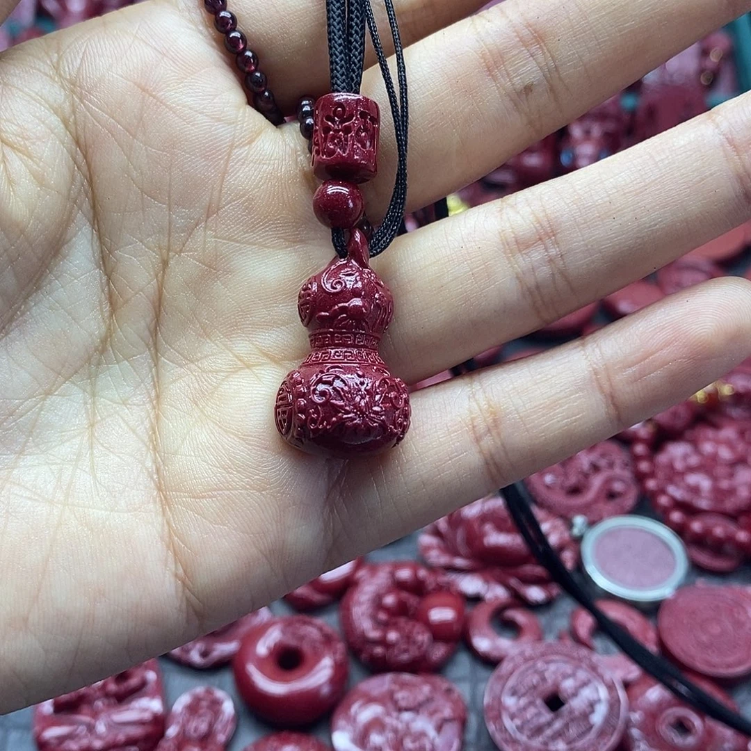 天然辰砂0000朱砂吊坠