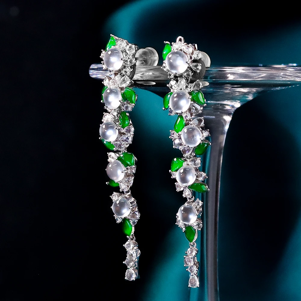 【三只猪珠宝】翡翠高冰起钢蛋面18k金镶嵌款女款手链