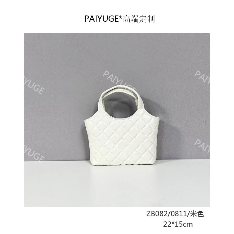 ZB082/0811/米白 paiyuge高端订制百搭女士手提包 2338孤品