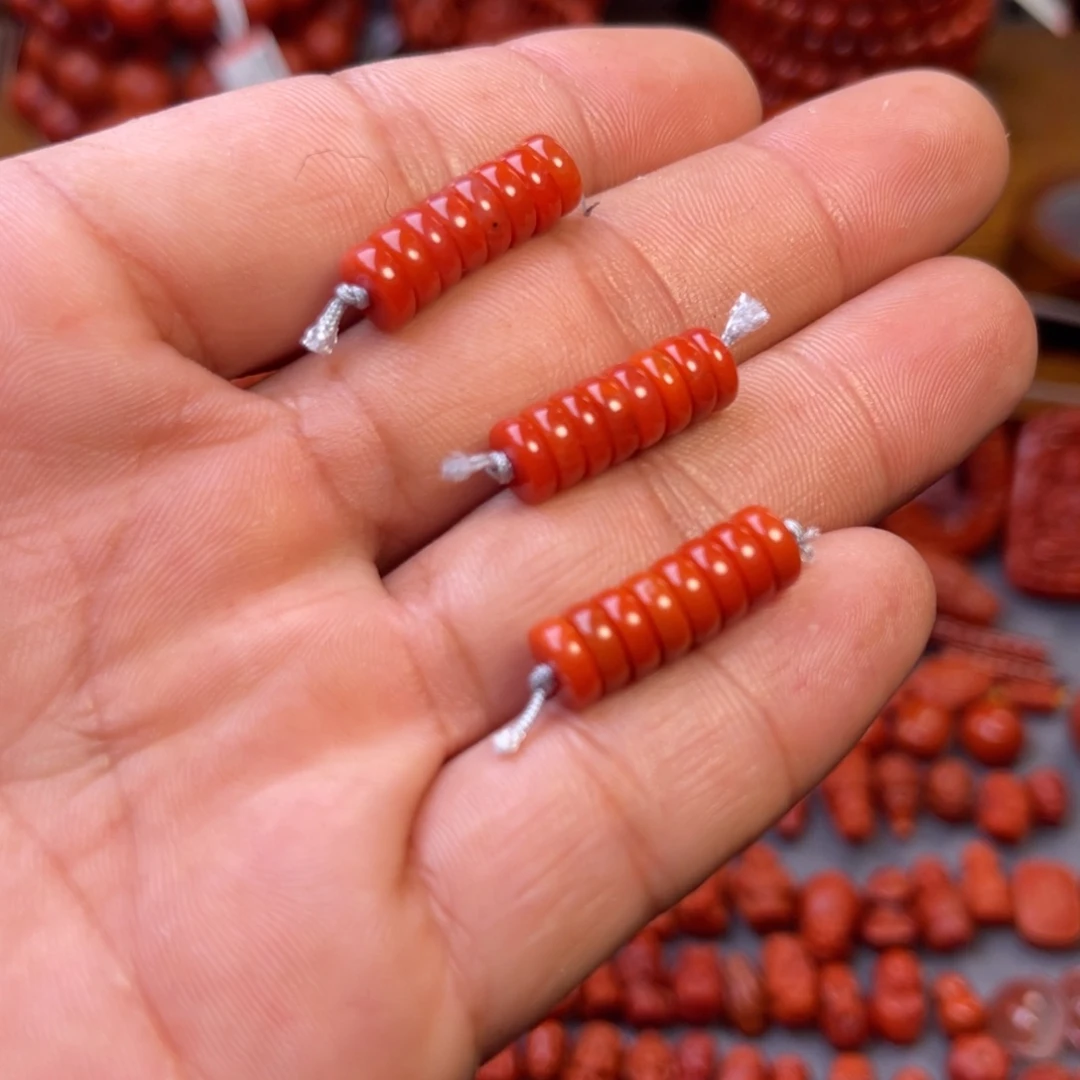 南红玛瑙未镶嵌川料精工隔片卡7m多样性发货其中一件