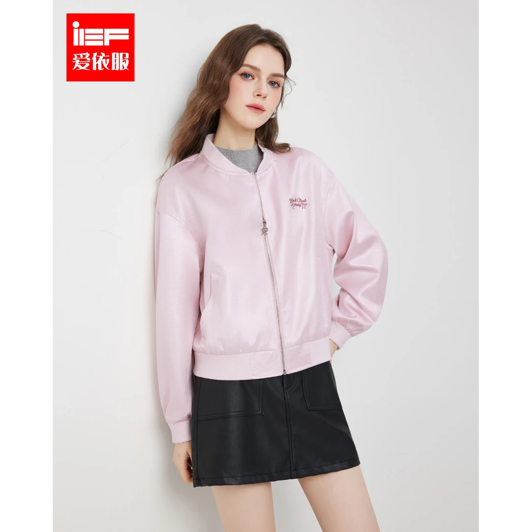 IEF/爱依服2025春季新款美式甜酷个性洋气休闲装穿搭棒球服外套