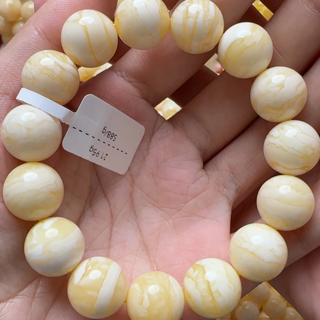 琥珀手链未镶嵌手串