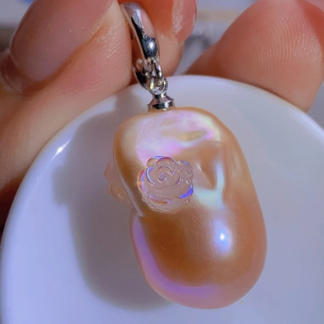 银S925镶嵌特价（不退不换）淡水珍珠