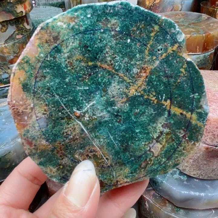 定制玛瑙简*定制水草玛瑙手镯