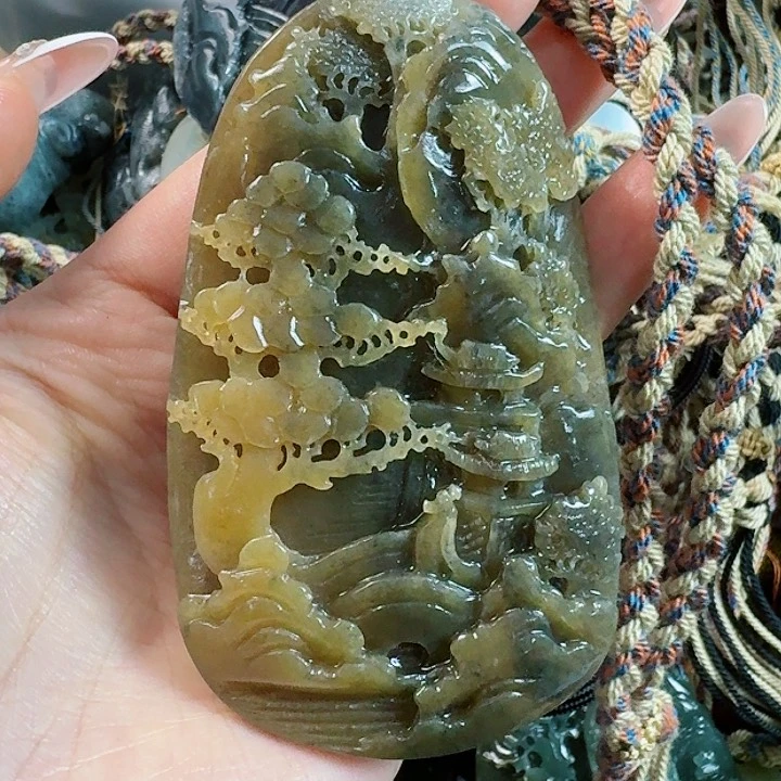 和田玉把件未镶嵌