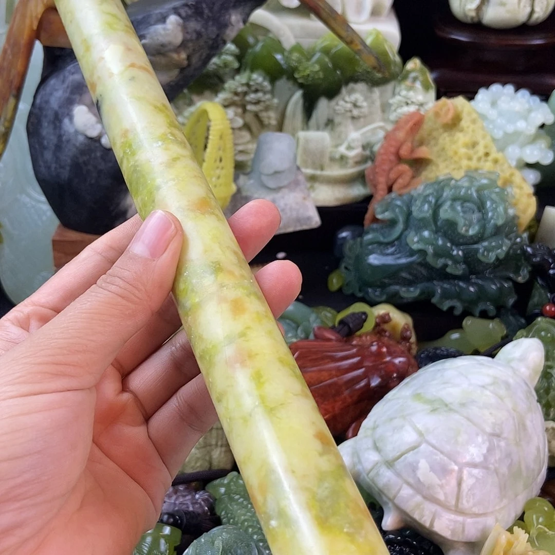 蛇纹石玉合金珠宝半成品