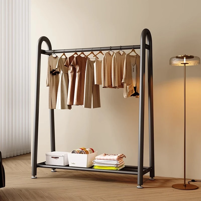 衣帽架落地卧室床边挂衣服简易衣架房间置物架节约空间晾挂衣架子