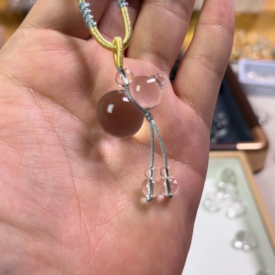 【闪购商品】车挂未镶嵌水晶白水葫芦