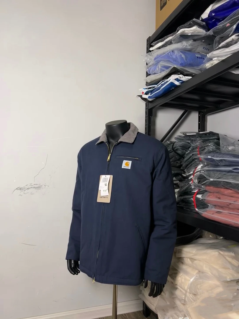 美式底特律休闲复古夹克J01网格版本