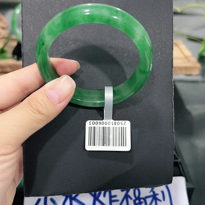 未镶嵌手镯石英质玉（非洲翠）