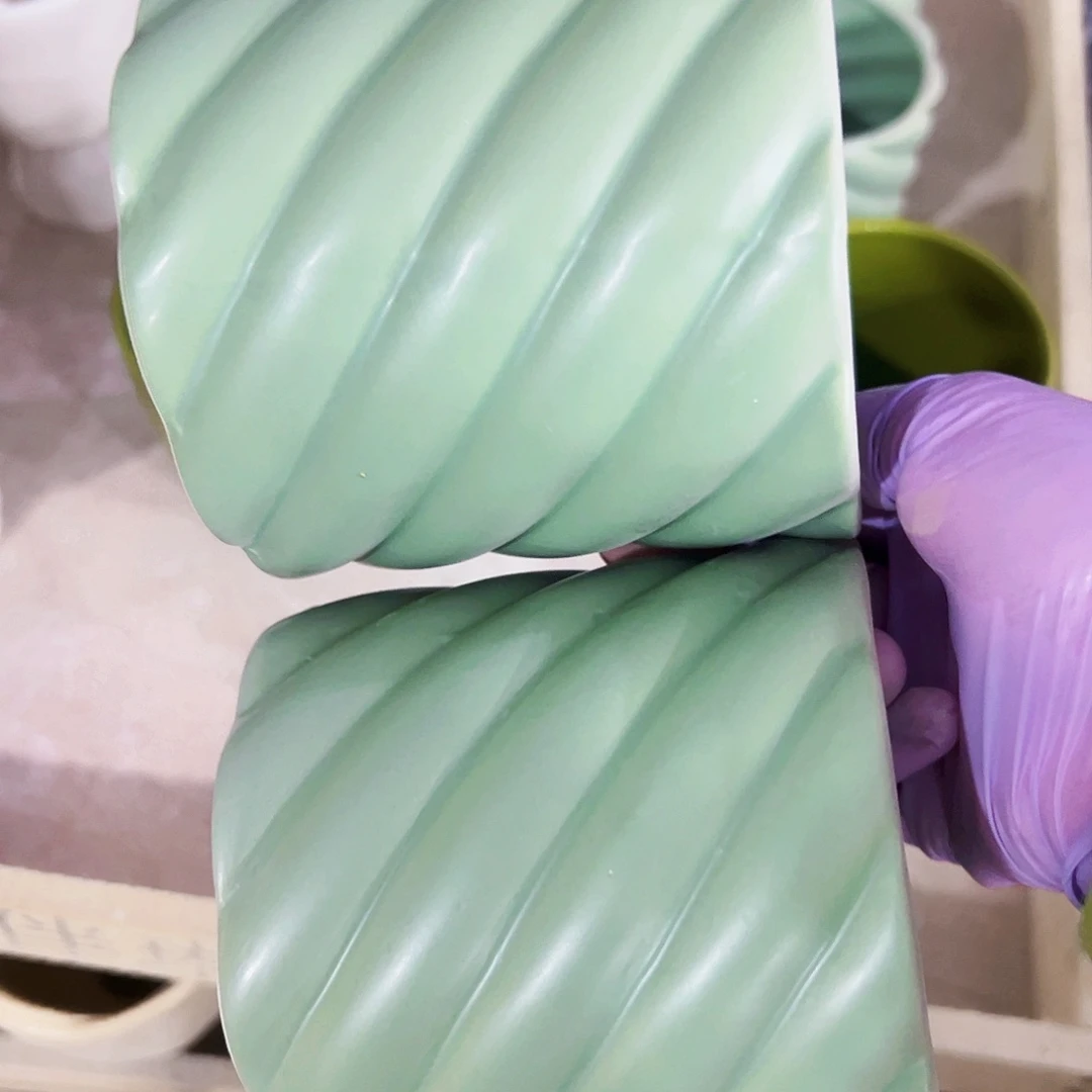 有孔外贸尾单陶瓷花盆凑单10米包邮