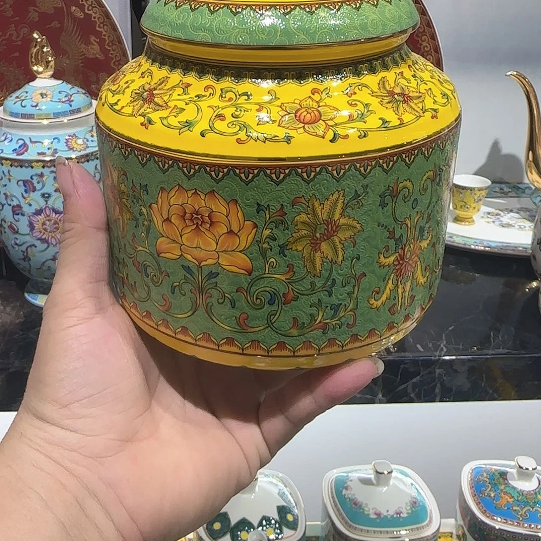 骨瓷骨瓷珐琅彩工艺