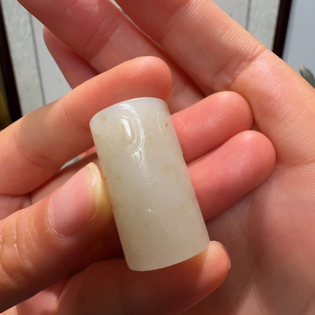 青***绿和田玉未镶嵌挂件