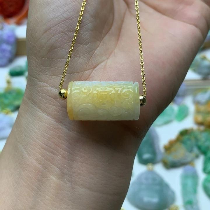 颈饰未镶嵌翡翠翡翠