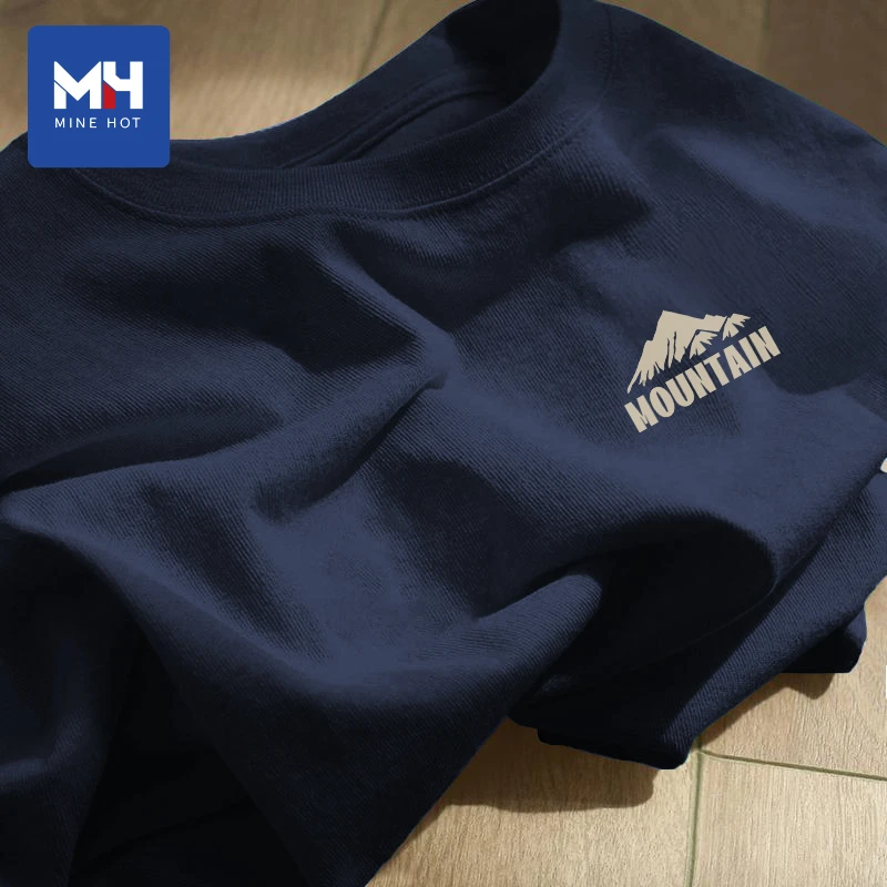 唐狮集团MH长袖t恤男士秋季新款纯棉宽松打底衫休闲高级感上衣X