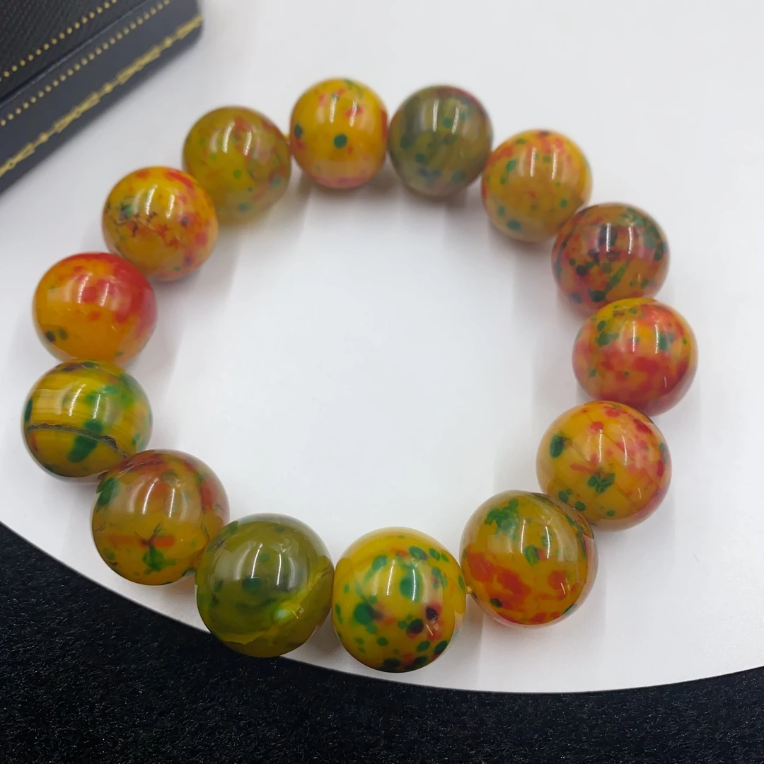 4196  烛龙百草丹珠 手串百搭多样性发货