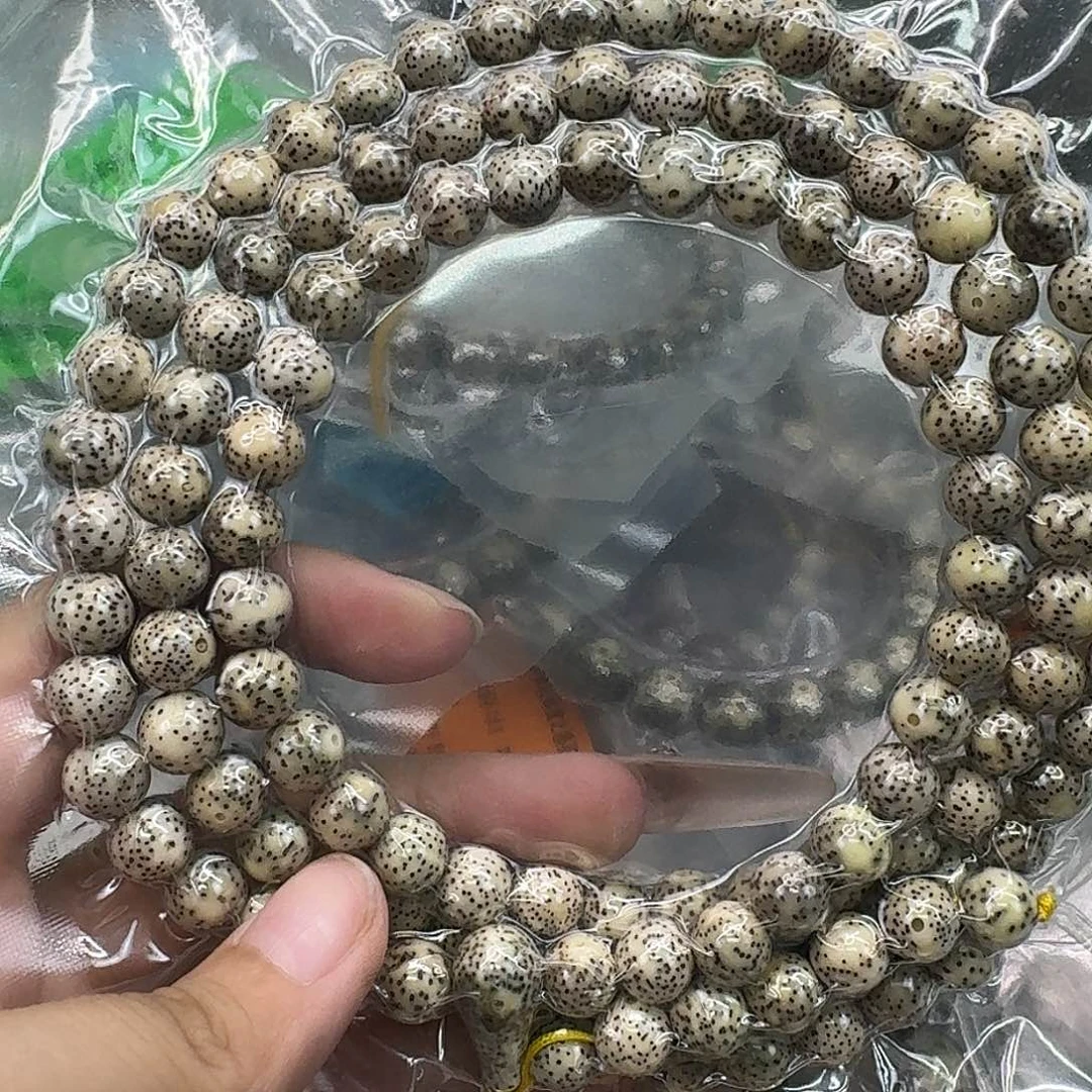 星月菩提手串57灭火糯冰石玉108 99