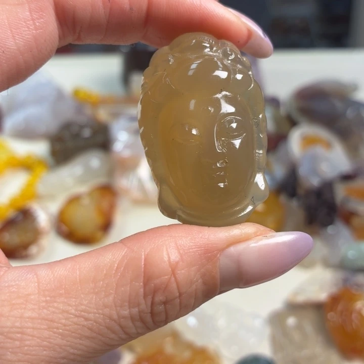 玛瑙/玉髓未镶嵌吊坠(不含链)