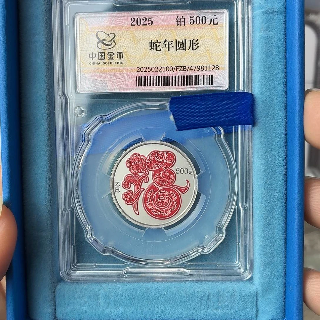 纯铂2025年铂金蛇15克金总