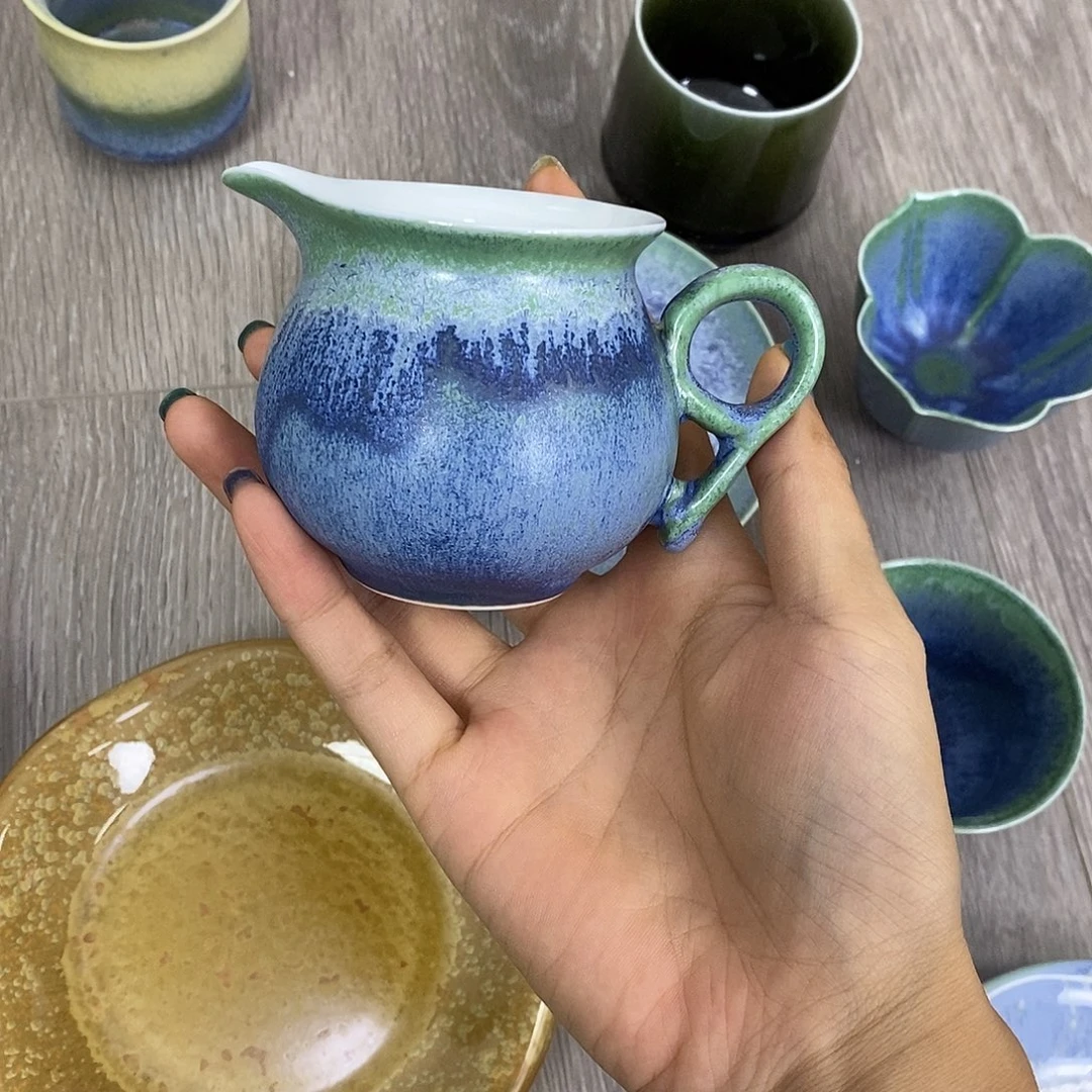 二***)景德镇高温陶瓷公道杯