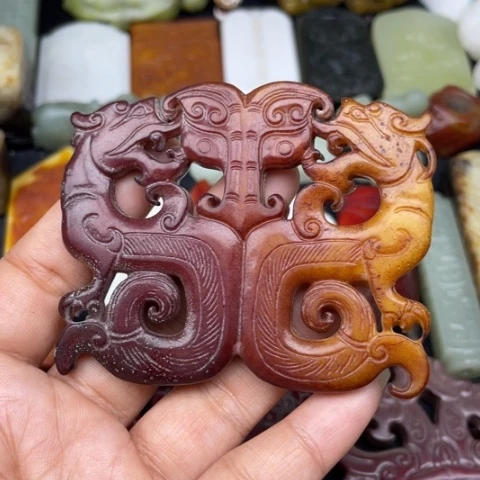 和田玉未镶嵌颈饰25