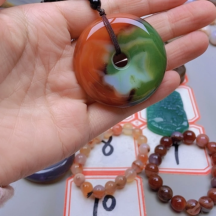 【闪购商品】未镶嵌玛瑙/玉髓珠宝半成品耀**花