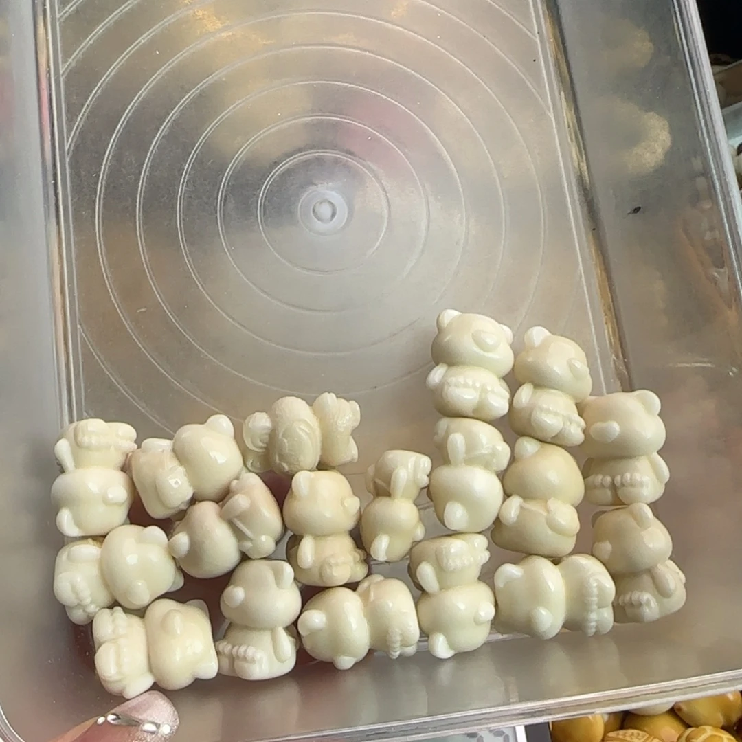 咕***咕吊坠菩提根/象牙果通货牙果熊18颗