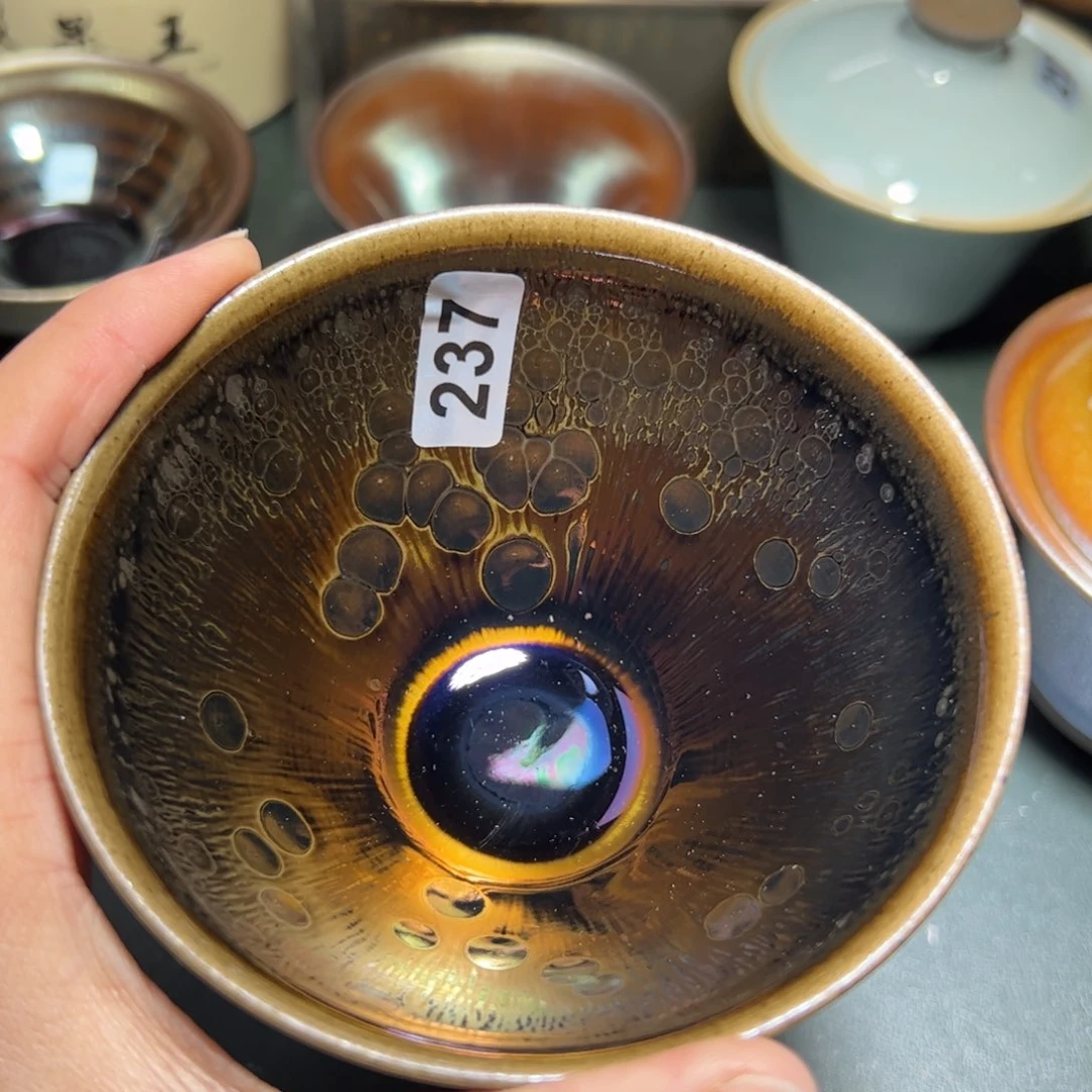 茶盏碎*觉全手工原矿原釉建盏