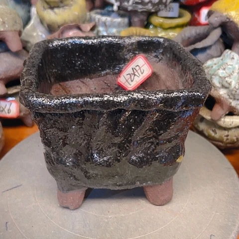 *****粗陶花盆手工花盆制作