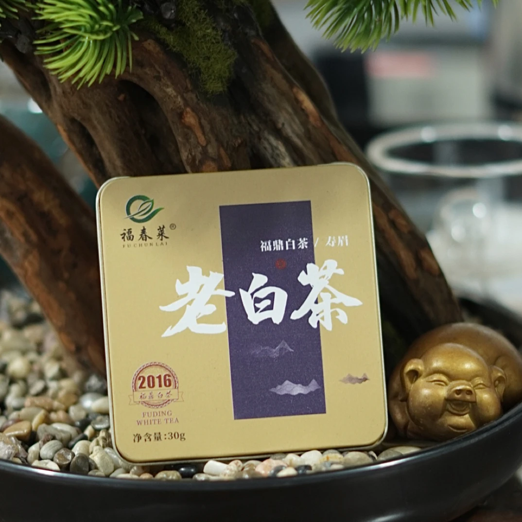 福春莱 2016寿眉小方片 30克2盒