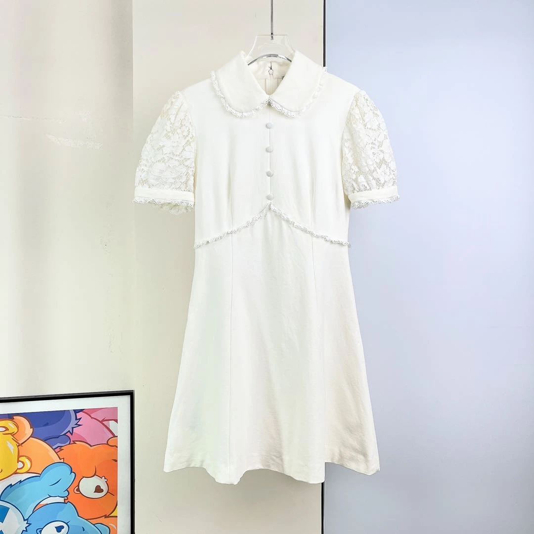 99新 MIU MIU/缪缪 连衣裙/S码/ppk12162/杨超越同款