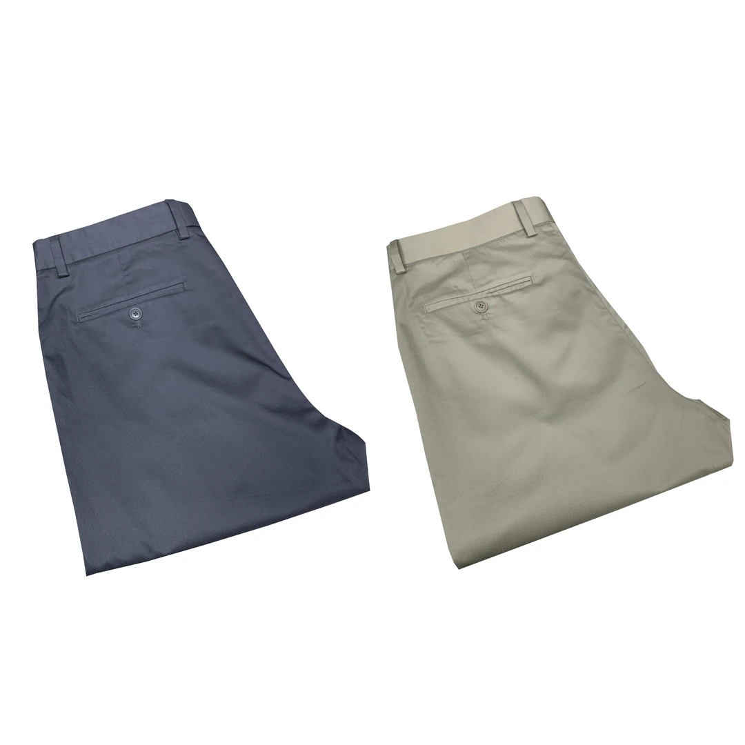 E-多斯【桑蚕丝】纯色净版YKK拉链贝壳扣春秋夏薄款商务休闲裤XK250